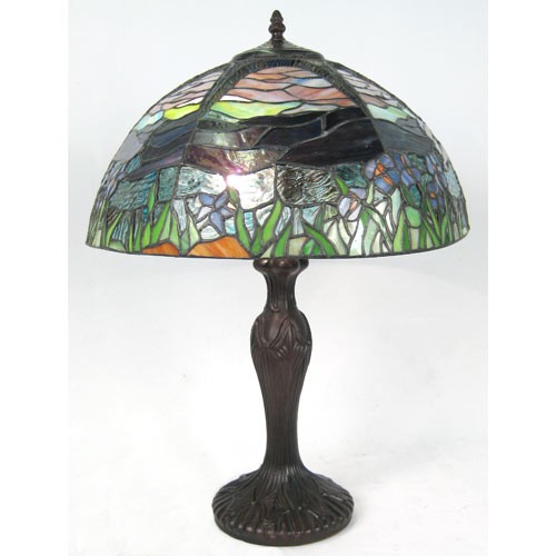 Tiffany Scenic Design Lamp - Click Image to Close